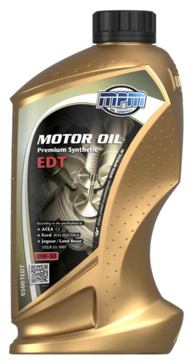 Масло моторное MPM Premium Synthetic EDT Ford 0W-30, 1 л MPM Oil 05001EDT - Фото #1