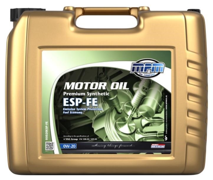 Масло моторное MPM Premium Synthetic ESP-FE 0W-20, 20 л MPM Oil 05020ESP-FE - Фото #1