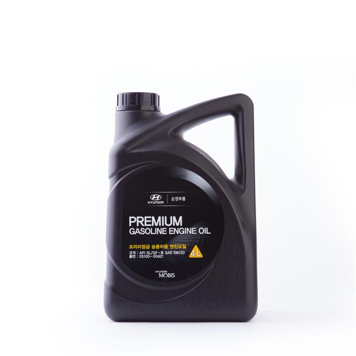 Моторное масло Prem Gasol. 5W20 SL/GF-3 (4L) Hyundai/Kia/Mobis 05100-00421 - Фото #1