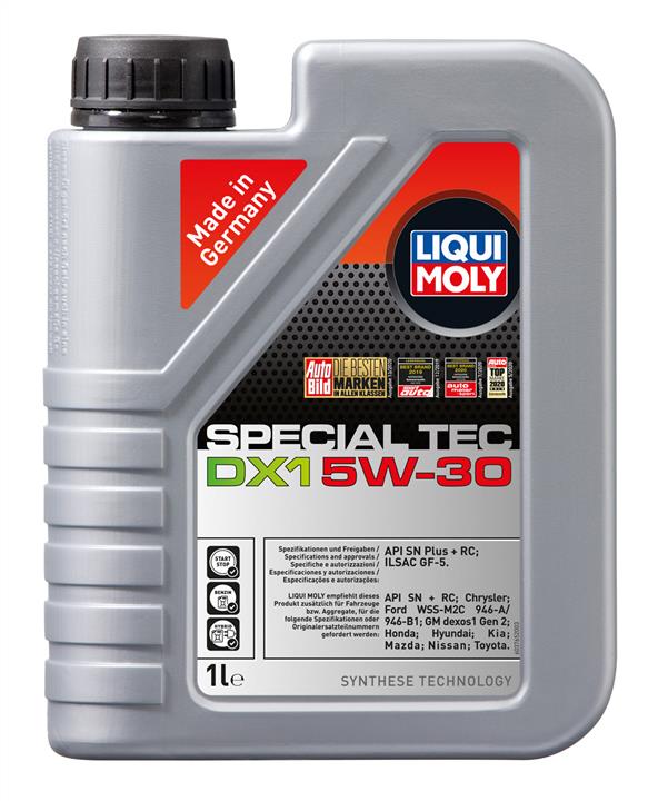 Масло моторное Liqui Moly SPECIAL TEC DX1 5W-30, 1 л LIQUI MOLY 20967 - Фото #1