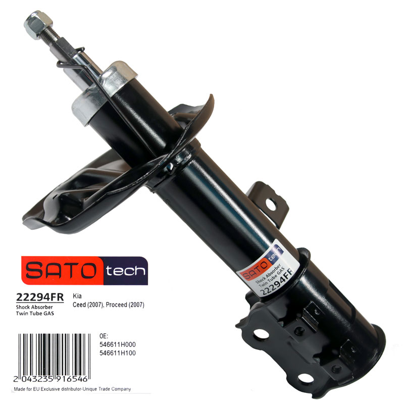 Амортизатор підвіски передній правий SATO TECH 22294FR - Фото #1