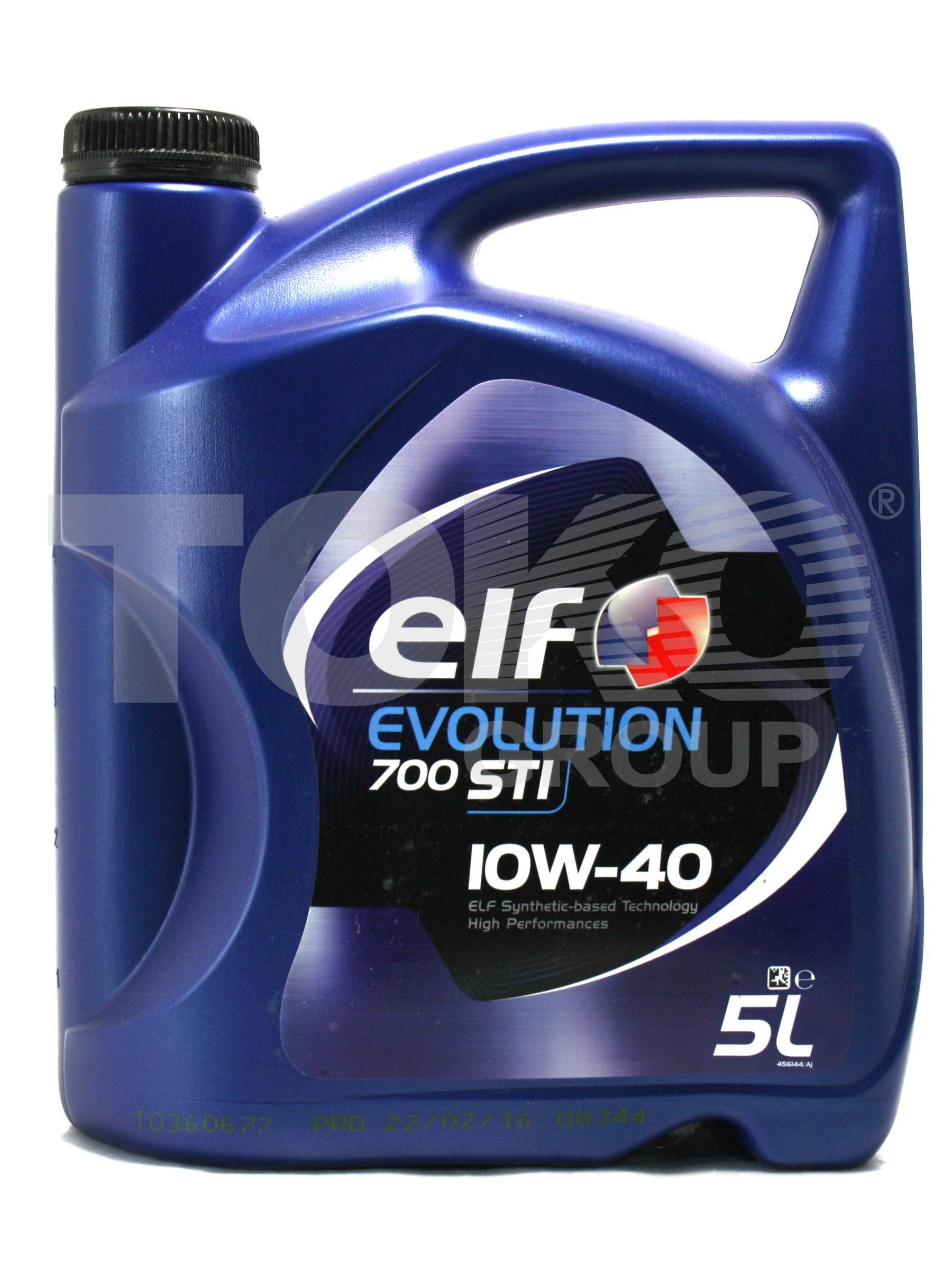 Масло моторное полусинтетика ELF ELF EVOLUTION 700 STI 10W40 5L - Фото #1