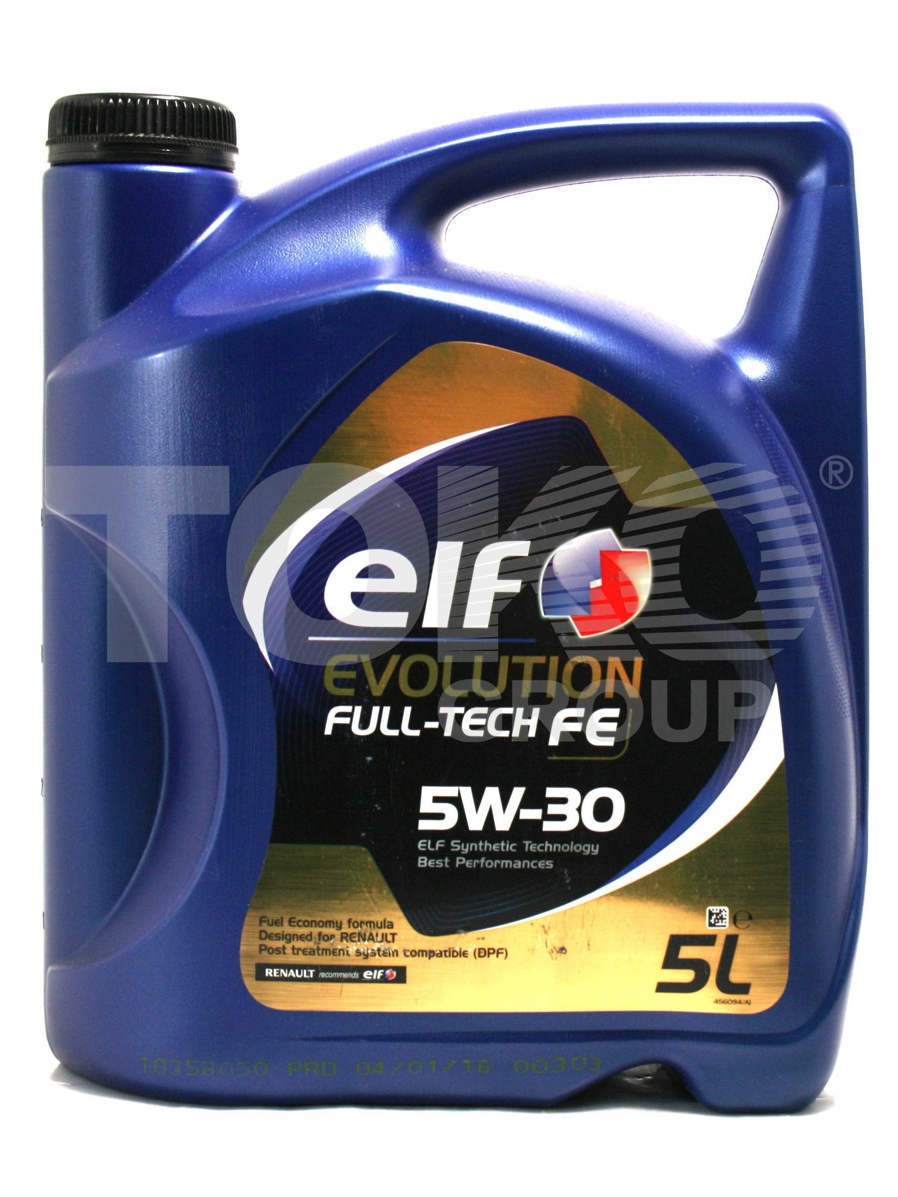 Масло моторное синтетическое ELF ELF EVOLUTION FULLTECH FE 5W30 5L - Фото #1