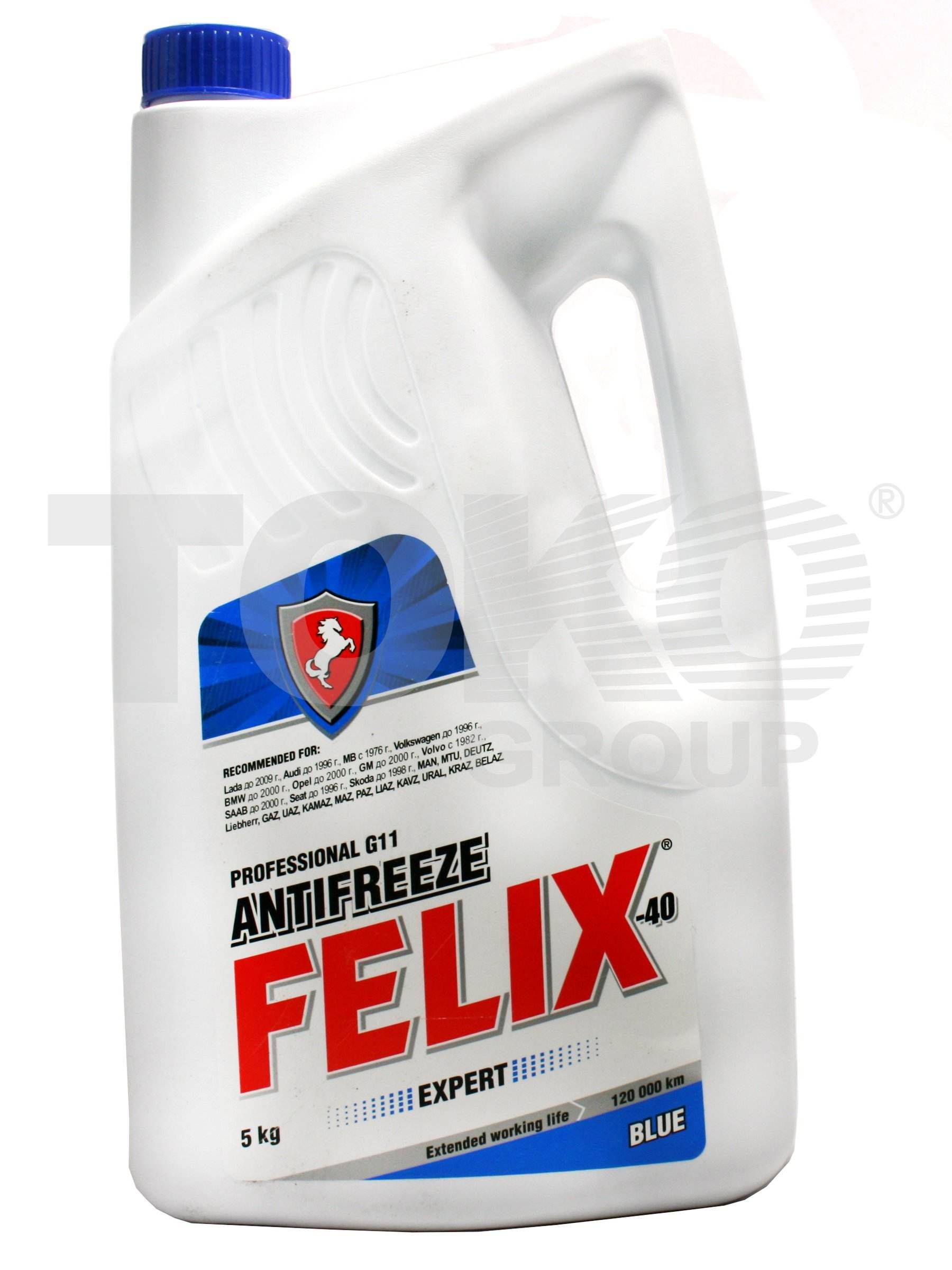 Антифриз FELIX FELIX Blue EXPERT Antifreeze 5kg - Фото #1
