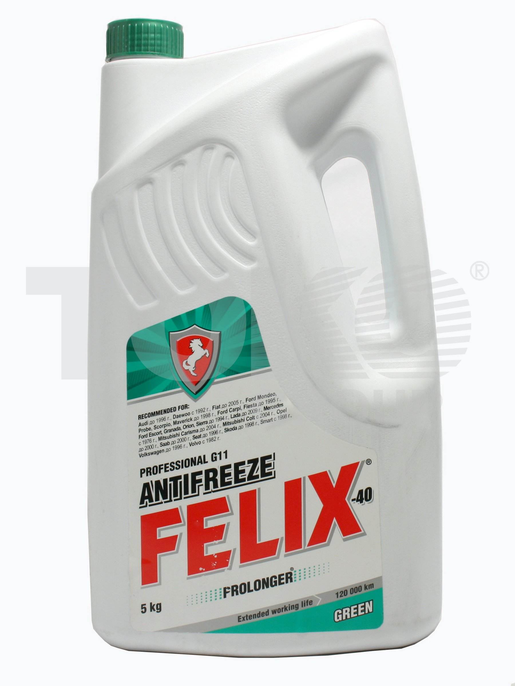 Антифриз FELIX FELIX Prolonger Antifreeze Green 5kg - Фото #1