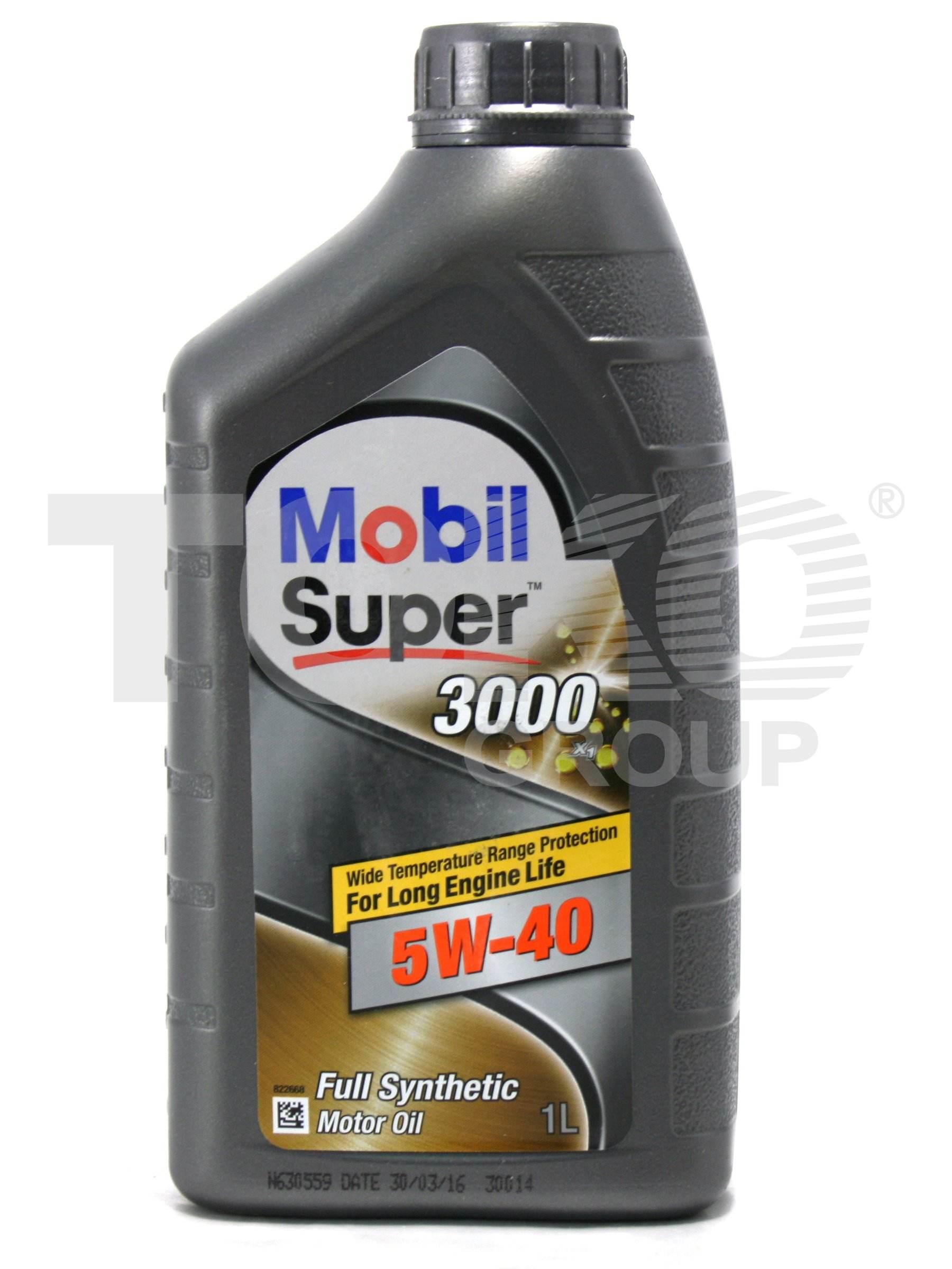 Масло моторное синтетическое MOBIL MOBIL SUPER 3000 5W40 1L - Фото #1
