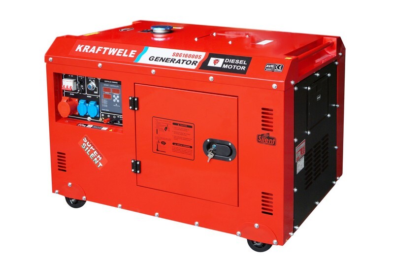 Генератор дизельный Kraftwele 12.8 | 11.2 кВт (3 фазы, закрытый) Kraftwele SDG16000S 3F - Фото #12