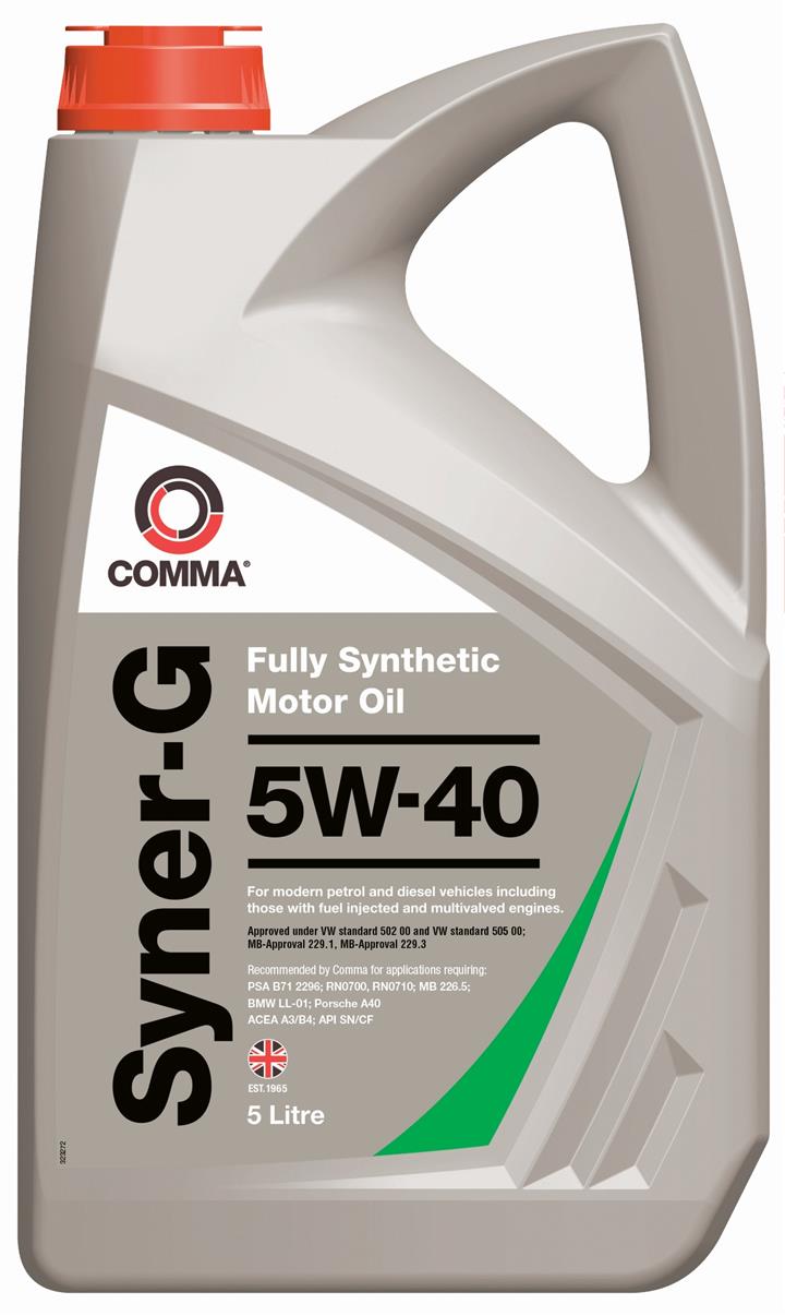Моторное масло COMMA SYN5L