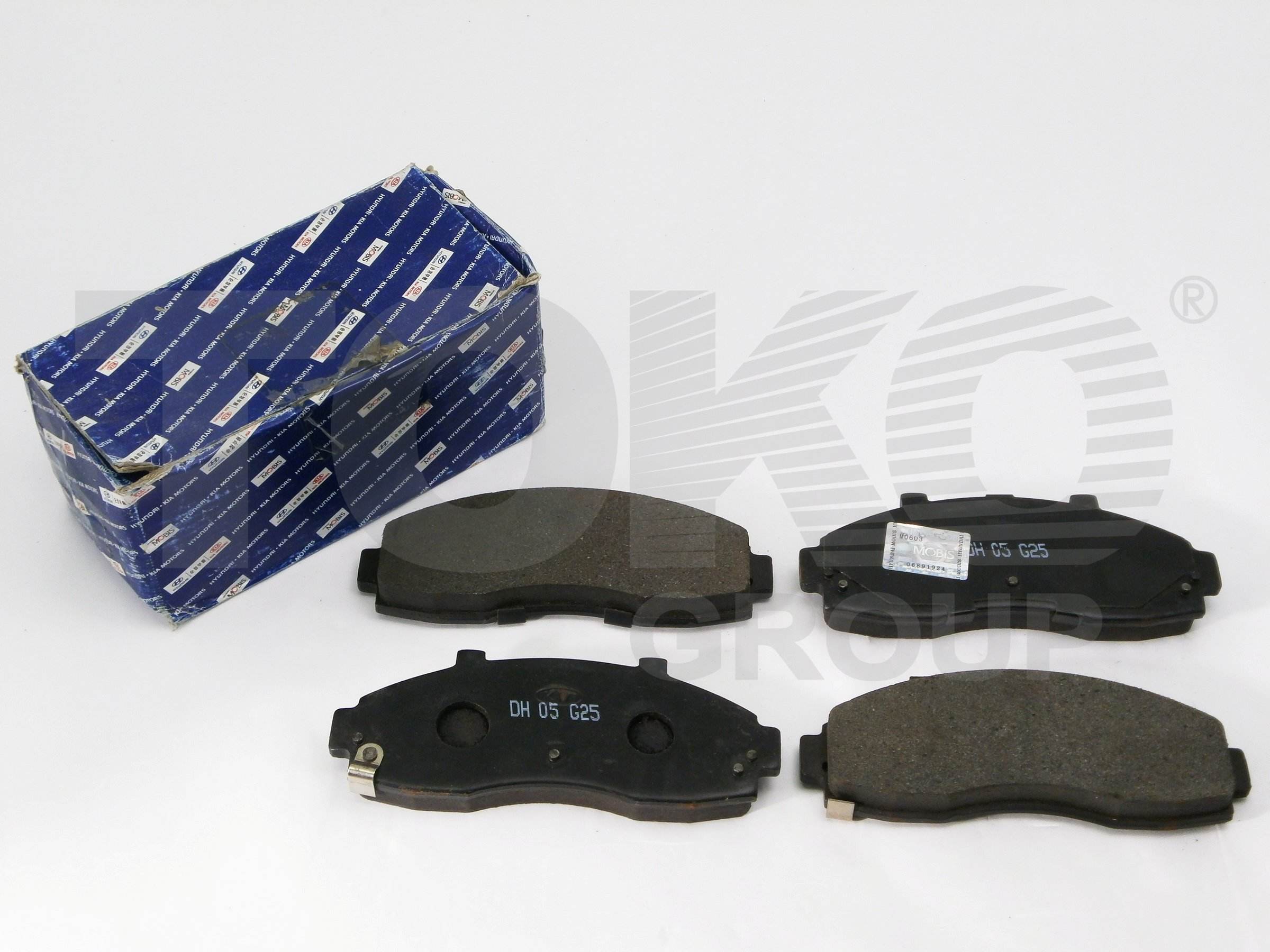 Колодки гальмівні дискові {перед.} Hyundai/Kia/Mobis T2104010 MOBIS - Фото #1