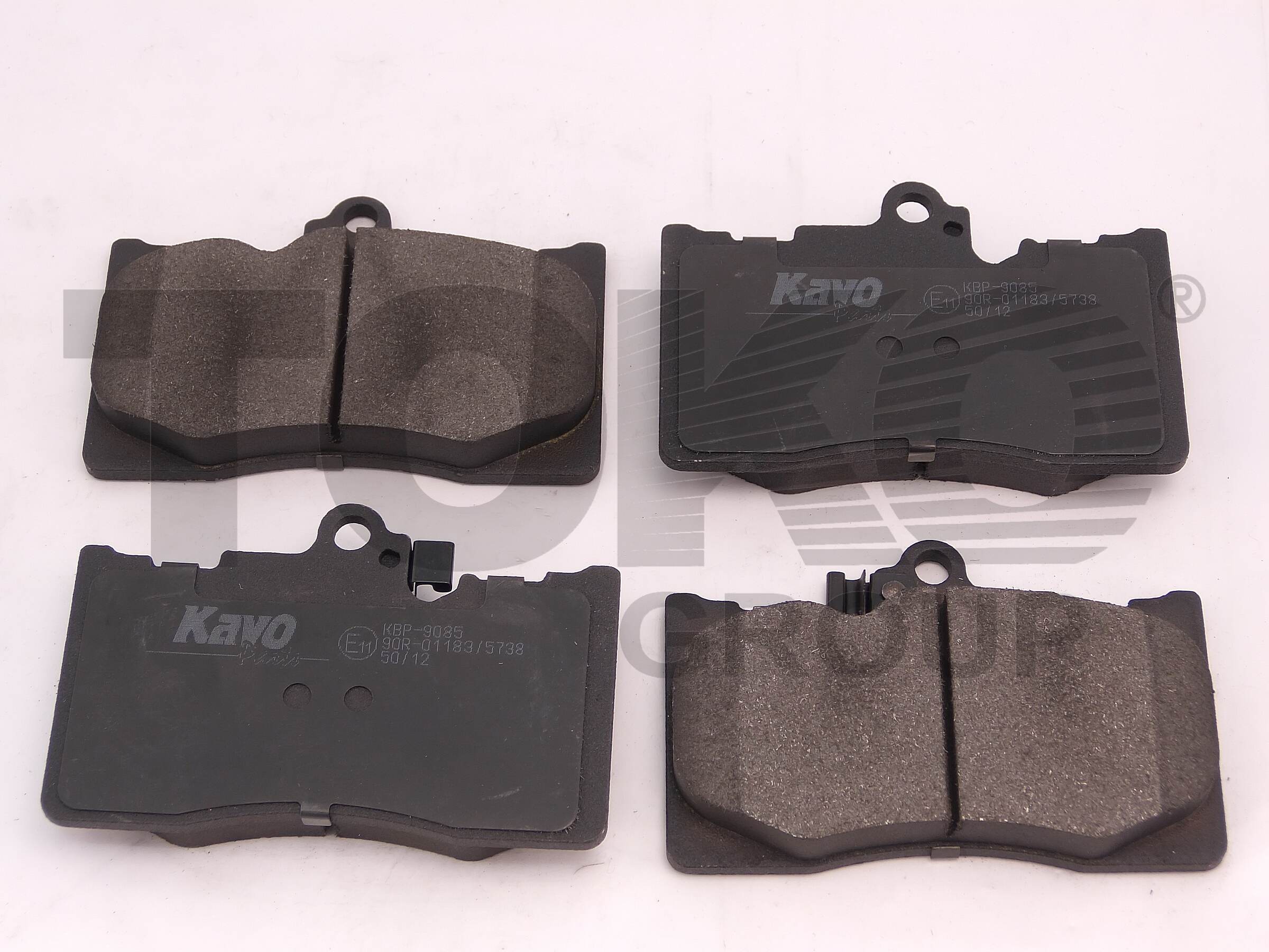 Колодки тормозные дисковые {перед, с пластинами} KAVO PARTS KBP-9085 - Фото #2
