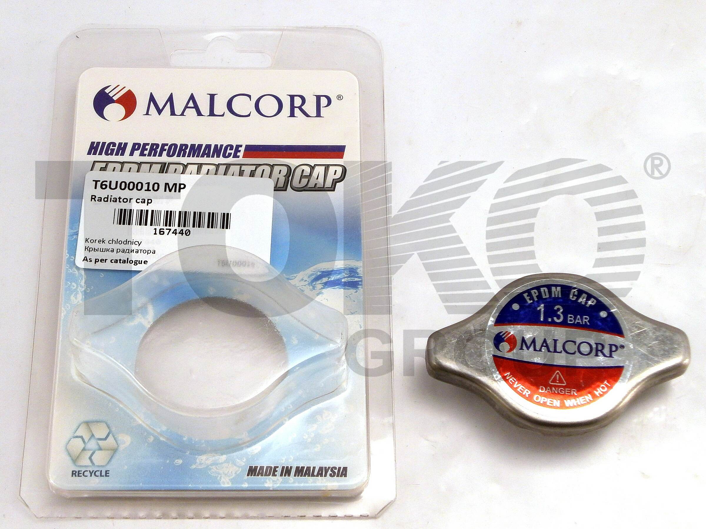 Крышка радиатора MALCORP T6U00010 MP - Фото #1