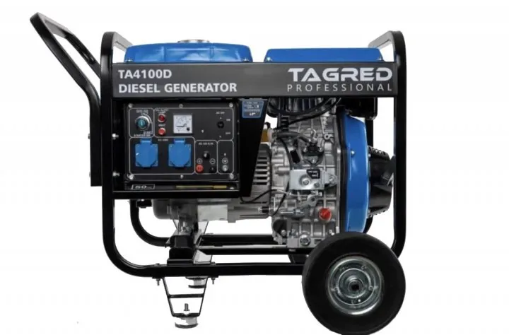 Генератор дизельный TAGRED, 4.1 | 3.6 кВт (1 фаза, открытый) TAGRED Professional TA4100D - Фото #1