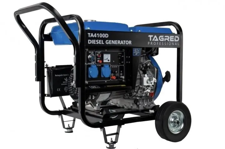 Генератор дизельный TAGRED, 4.1 | 3.6 кВт (1 фаза, открытый) TAGRED Professional TA4100D - Фото #3