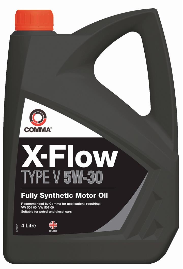 Масло моторное Comma X-FLOW TYPE V 5W-30, 4 л COMMA XFV4L