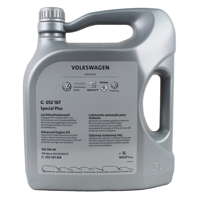 Масло 5л 5W-40 VAG G052167M4