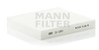 Фильтр, воздух во внутренном пространстве MANN-FILTER CU 2351 - Фото #1