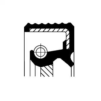 Кільце ущільнювача, розподільний вал CORTECO 19036919B - Фото #1