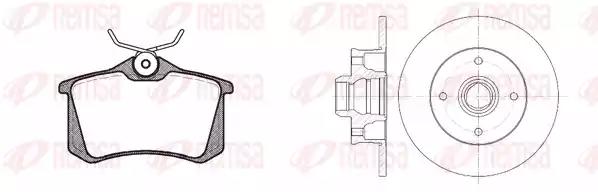 Комплект тормозов, дисковый тормозной механизм REMSA 8263.02 - Фото #1