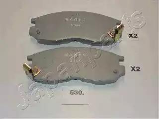 Комплект тормозных колодок, дисковый тормоз JAPANPARTS PA-530AF - Фото #1