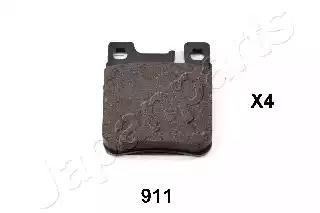 Комплект тормозных колодок, дисковый тормоз JAPANPARTS PP-911AF - Фото #1