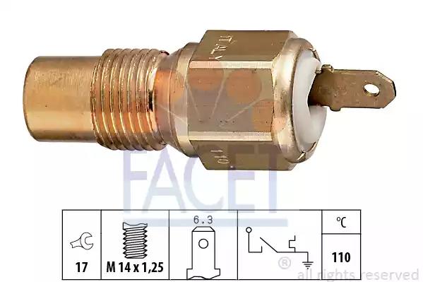 термовимикач, сигнальна лампа рідини, що охолоджує FACET 7.4030 - Фото #1