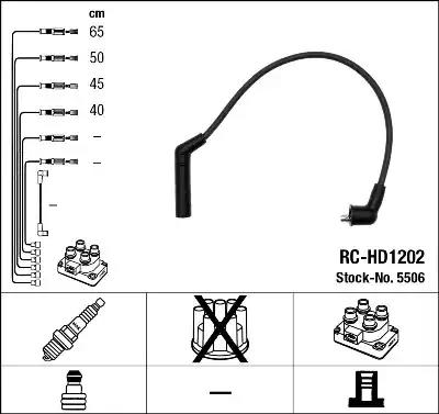 Комплект проводов зажигания NGK 5506 - Фото #1