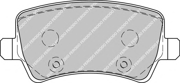 Гальмівні колодки, дискові FERODO FDB1918 - Фото #1