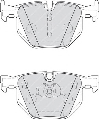 Комплект тормозных колодок, дисковый тормоз FERODO FDB4067 - Фото #1
