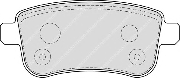 Гальмівні колодки, дискові FERODO FDB4182 - Фото #1