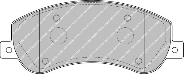 Гальмівні колодки, дискові FERODO FVR1928 - Фото #1