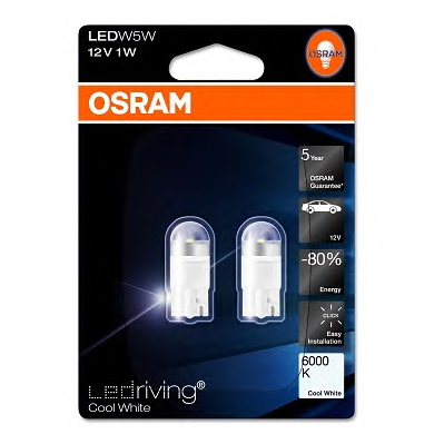 Лампа накаливания, oсвещение салона OSRAM 2850CW-02B - Фото #2