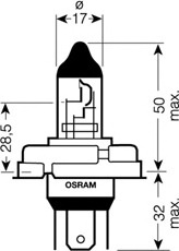Лампа накаливания, фара дальнего света OSRAM 64183 - Фото #2