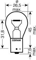 Лампа PY21W OSRAM 7507DC-02B - Фото #1