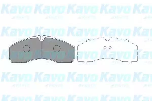 Комплект тормозных колодок, дисковый тормоз KAVO PARTS KBP-6598 - Фото #1