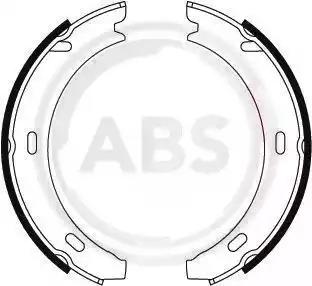 Комплект тормозных колодок, стояночная тормозная система A.B.S. 8806 - Фото #1