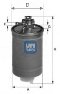 Топливный фильтр UFI 24.003.00 - Фото #1