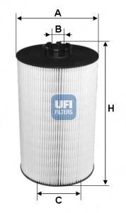 Масляний фільтр UFI 25.019.00 - Фото #1