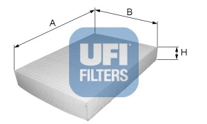 Фильтр, воздух во внутренном пространстве UFI 53.035.00 - Фото #1