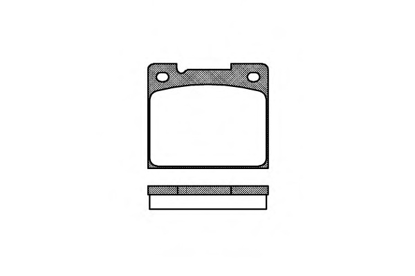 Комплект тормозных колодок, дисковый тормоз ROADHOUSE 2039.30 - Фото #1