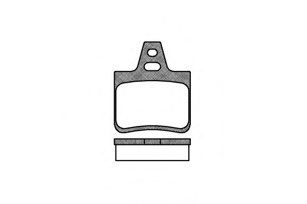 Комплект тормозных колодок, дисковый тормоз ROADHOUSE 2102.10 - Фото #1