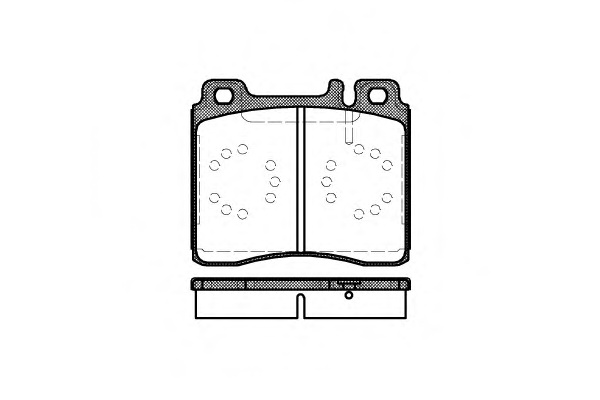 Комплект тормозных колодок, дисковый тормоз ROADHOUSE 2420.00 - Фото #1