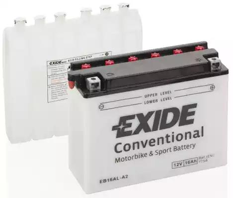 Стартерная аккумуляторная батарея| Стартерная аккумуляторная батарея EXIDE EB16AL-A2 - Фото #2