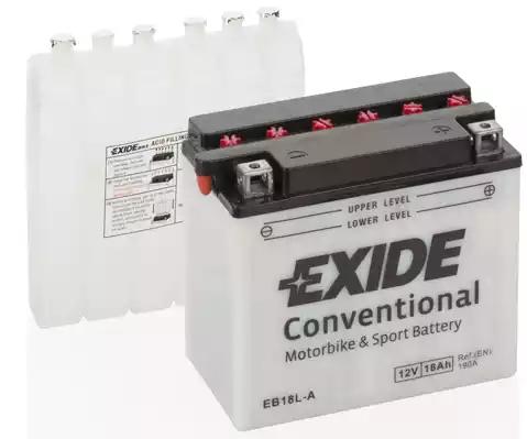 Стартерна акумуляторна батарея | Стартерна акумуляторна батарея EXIDE EB18L-A - Фото #1