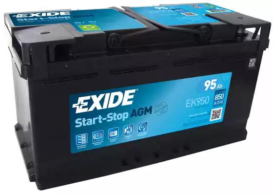 Стартерная аккумуляторная батарея EXIDE EK950 - Фото #1