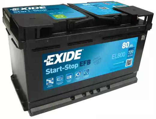 Стартерная аккумуляторная батарея EXIDE EL800 - Фото #1