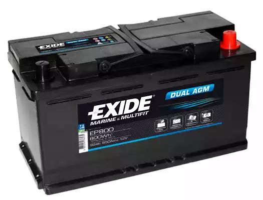 Стартерная аккумуляторная батарея EXIDE EP800 - Фото #1