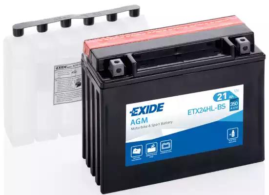 Стартерна акумуляторна батарея | Стартерна акумуляторна батарея EXIDE ETX24HL-BS - Фото #2