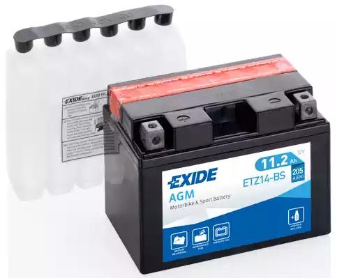 Стартерна акумуляторна батарея EXIDE ETZ14-BS - Фото #2