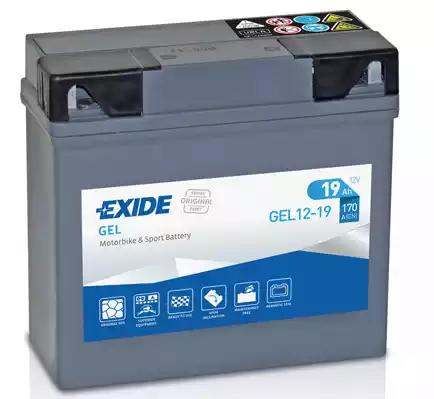 Стартерна акумуляторна батарея EXIDE GEL12-19 - Фото #1