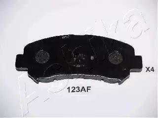 Комплект тормозных колодок, дисковый тормоз ASHIKA 50-01-123 - Фото #1